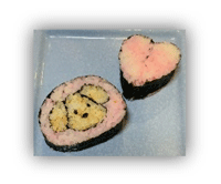 犬の巻き寿司の写真