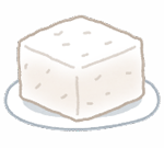 木綿豆腐のイラスト