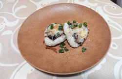 味噌チーズ焼きおにぎりの写真