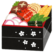 おせち料理のイラスト